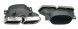 Proteile A6352 Silencer exhaust tips mercedes gle 63 amg w166 c292 c63 w205 e63 w213