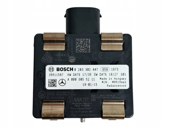 Mercedes-Benz OE MB AUTO MERCEDES RADAR CZUJNIK MODUŁ STEROWNIK A0009055211 Mercedes radar sensor module controller a0009055211