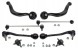 Meyle 316 050 0106/HD Set of swing arms connectors pins front bmw x5 e53 meyle
