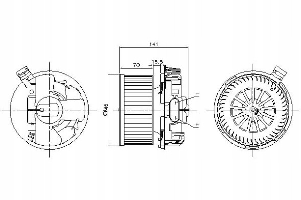 Nissens 87209 NIS/ZS Blower nissan micra c+c iii micra iii note nv200 + driver's package #2