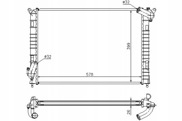 Nissens NIS69701A(iMOTO) Mini engine cooler (r50 r53) (r52) 1.6 03.02- + driver's essential #37