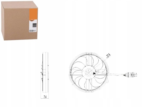 NRF NRF47409(iMOTO) Vw polo lupo 1,4tdi 99- nrf radiator fan + driver's essential #37