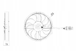 NRF NRF47409(iMOTO) Vw polo lupo 1,4tdi 99- nrf radiator fan + driver's essential #37