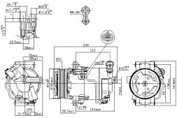Nissens  Nis89216 air conditioning compressor opel astra g, astr + driver assistant #33