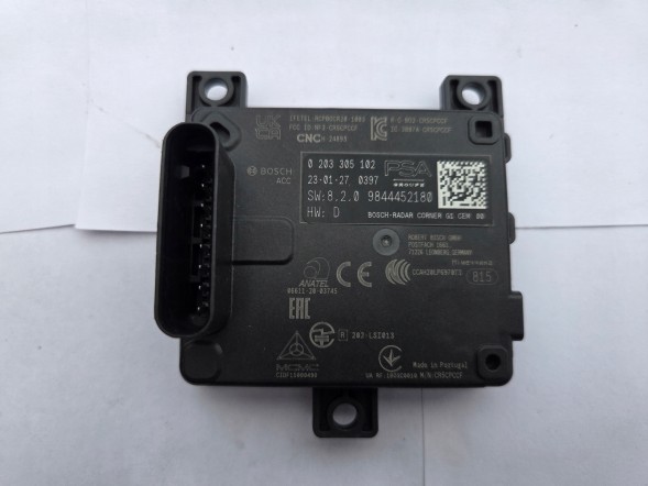 Opel OE  Module radar assistant distronic opel astra l 9844452180 0203305102 legal !