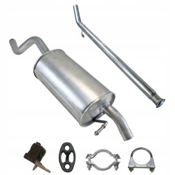 CHINA 21.306P+21.308P Final silencer+center tube renault twingo ii 1.2