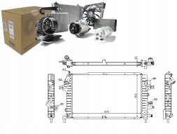 Nissens PRO/63029A NIS Engine cooler opel astra h astra h classic ast + collision assistant #34