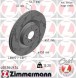 Zimmermann 400.3649.54 Brake disc left front 400.3649.54 zimmermann