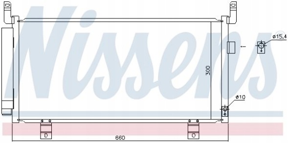 Nissens 940437 Air conditioning cooler - nissens 940437