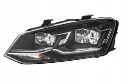 Hella  Headlight lamp left led with bulb 1ea 012 034-411
