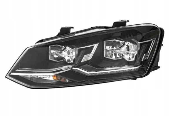 Hella  Headlight lamp left led with bulb 1ea 012 034-411