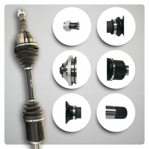 BRV  Half axle left chevrolet captiva i (c100) 2.0 d 2.2 d +awd automatic new