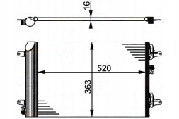 Behr Hella Service 8FC 351 301-524/BRH Behr hella air conditioning condenser vw sharan/galaxy + driver assistant #28