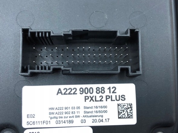 WOLLER A2229008812 2229008812 Led headlight module drl 2229008812 to c w205 e a238 s w222 x222 2017-