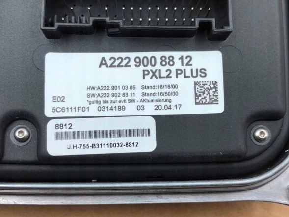 WOLLER A2229008812 2229008812 Led headlight module drl 2229008812 to c w205 e a238 s w222 x222 2017-