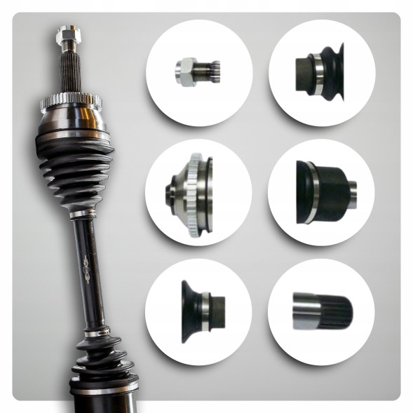 BRV  Half axle right kia sorento ii (xm) 2.0 cdti 2.2 cdti +4wd manual new