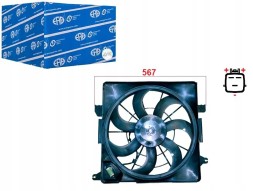ERA 352149 Radiator fan era 352149 oem hyundai kia sportage iii
