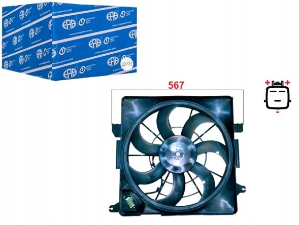 ERA 352149 Radiator fan era 352149 oem hyundai kia sportage iii