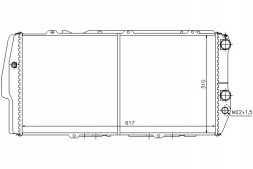 Nissens 604781/NIS Nissens engine cooler audi 100, 200 1.8-2.3 08 + driver assistant #28