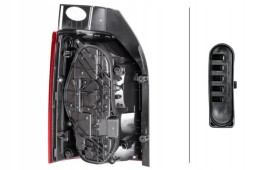 Hella  Rear lamp 2sk 012 336-061 hella vw