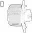 Denso DEA12004 Blower air supply fan dea12004 denso iveco