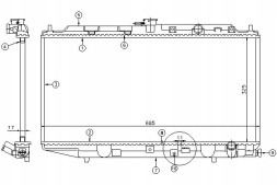 Nissens NIS62256(iMOTO) Honda civic ii civic iv crx i c engine cooler + driver's essential #37