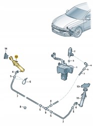 Volkswagen OE 3G8955103 Volkswagen oe 3g8955103 headlight washer cylinder nozzle left arteon