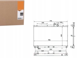 NRF 86232549 NRF Nrf radiator hyundai santa fe ii 2,2crdi/2,7 06-12