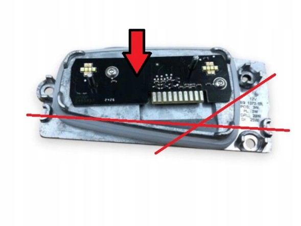 WOLLER H.169/207/10. Direction module yellow led board drl lamp right 5a5f626 for bmw 7 series g70