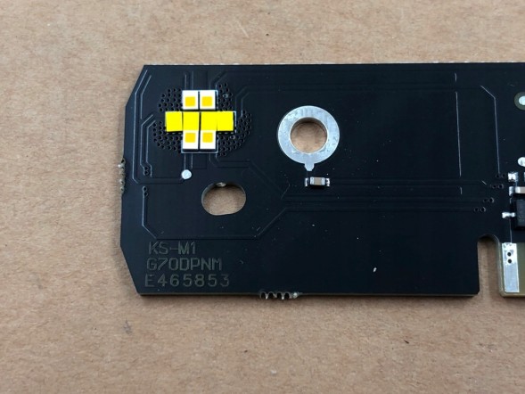 WOLLER H.169/207/10. Direction module yellow led board drl lamp right 5a5f626 for bmw 7 series g70