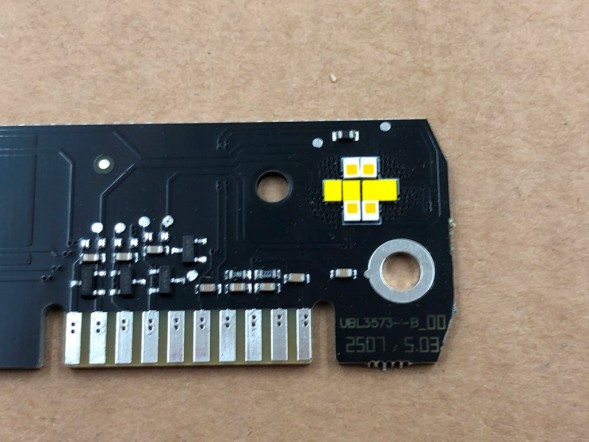 WOLLER H.169/207/10. Direction module yellow led board drl lamp right 5a5f626 for bmw 7 series g70