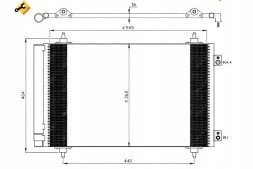 NRF 86228018 NRF Nrf air conditioning cooler with dehumidifier citroen f