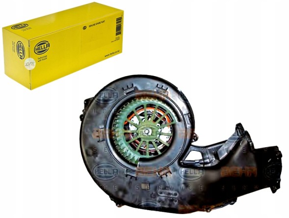 Hella HEL8EW 009 157-491/RS2 Blower fan hella 13124703 1845092 158008n + driver's kit #3