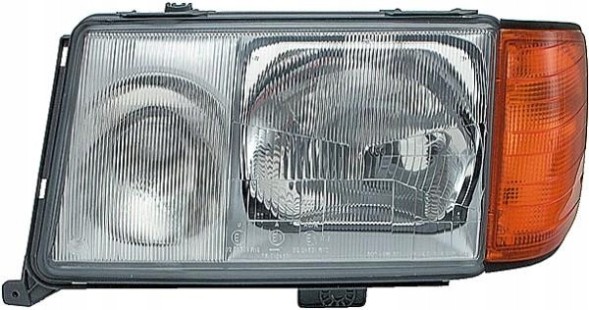 Polcar Reflektor główny P/P MERCEDES W124/KLASA E, 12.90-06.92 1248205461 Headlamp p/p mercedes w124/class e, 12.90-06.92 1248205461