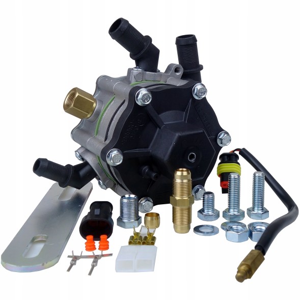 AC WGM4011AH-DPI Reducer lpg evaporator ac r02 dpi 220hp + solenoid valve ac stag 8 / 8 bfc