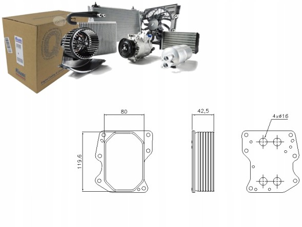 Nissens NIS90752(iMOTO) Citroen jumper fiat ducato ford t oil cooler + driver's essential #37