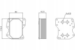 Nissens NIS90752(iMOTO) Citroen jumper fiat ducato ford t oil cooler + driver's essential #37