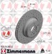 Zimmermann  Brake disc front 150.3408.52 zimmermann bmw