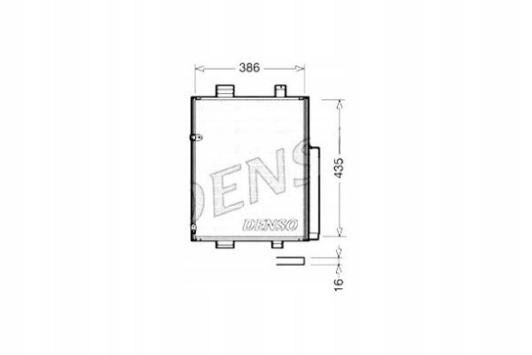 Denso  Air conditioning condenser daihatsu matter 1.3/1.5 10 + collision assistant #34