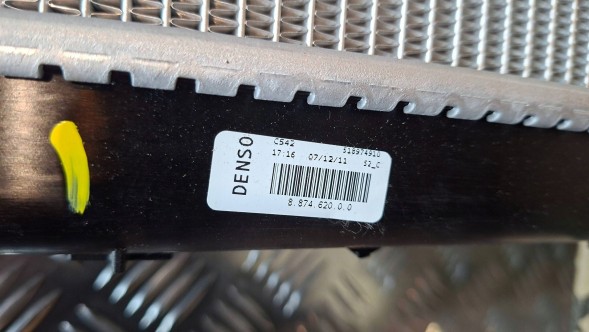 Fiat OE S26340504 Water cooler 51835027 fiat 500 abarth 595 1.4 tjet 2007-