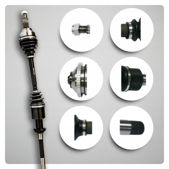 BRV  Half axle right jaguar x-type xtype i (x400) 3.0 v6 awd 4wd new