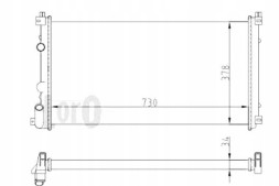 Depo 83240118 DEP Dep037-017-0065 chlodnica renault master 03- + driver assistant #33