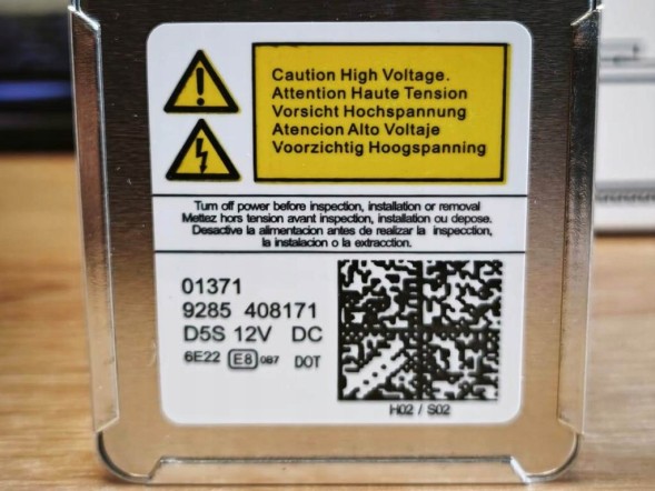 ZR  Bulbs pair hid xenon d5s warm white light 4300k 12v can-bus xenon