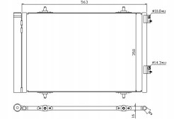Nissens PRO/940189 NIS Air conditioning condenser citroen c5 iii peugeot 508 + collision assistant #34