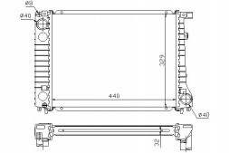 Nissens 1007263489 NIS Nis60797a engine cooler - sil cooling system + driver assistant #33