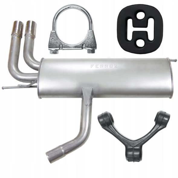 Ferroz ADMT-K5M8N3Y End silencer seat leon ii 2 1p1 2.0 tdi 05-13