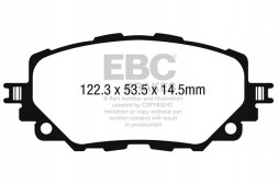 EBC DP22263 Brake pads ebc green stuff front - mazda mx-5 nd 2015-2022 1.5 2.0