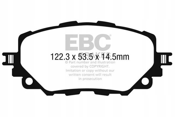 EBC DP22263 Brake pads ebc green stuff front - mazda mx-5 nd 2015-2022 1.5 2.0