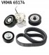 SKF VKMA 65174 Set of straps with rollers hyundai accent iii, accent iv, elantra v, getz,
