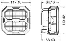 Osram  Halogen additional lamp ledpwl109-fl ams-osram